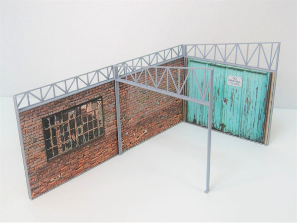 Scale 1:18 Diorama open garage shelter Car model display Diorama model kit
