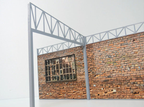 Scale 1:18 Diorama open garage shelter Car model display Diorama model kit