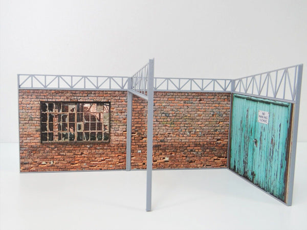 Scale 1:18 Diorama open garage shelter Car model display Diorama model kit