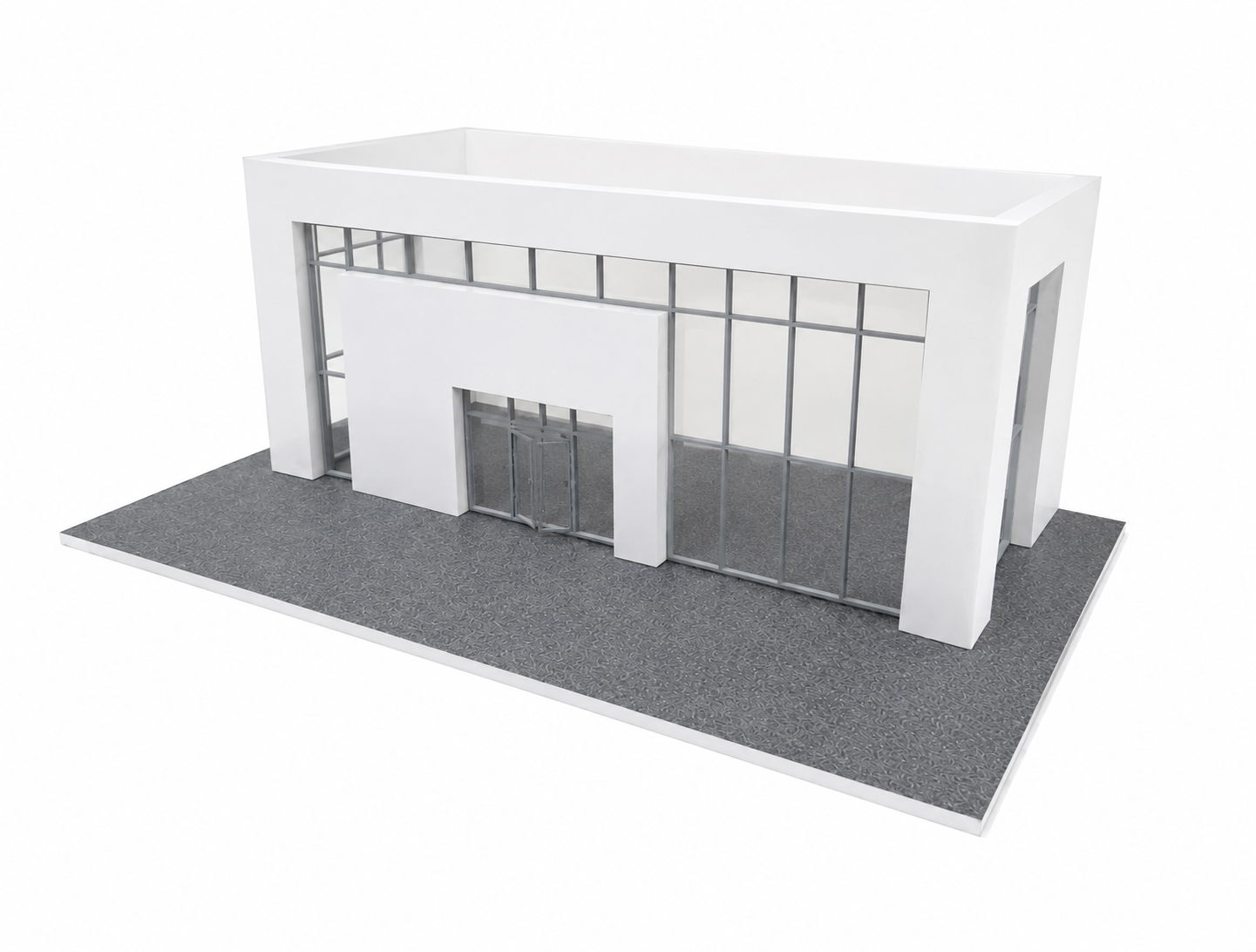 Scale 1:60 / 1:64 Auto company showroom Model car display Diorama model kit PVC