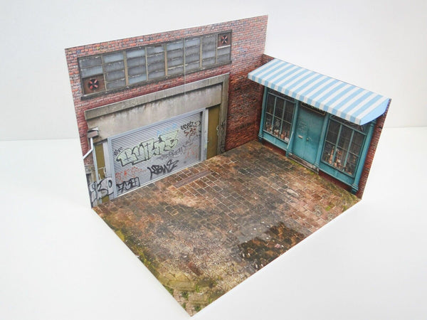 Model car display scene 1/18 Street store Diorama model kit Scale 1:18 Size 1:18