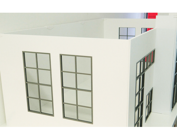 Modern big showroom. Scale 1:18.