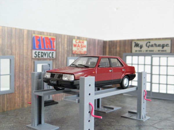 Scale 1:43 Diorama wooden service garage Model car display Diorama model kit