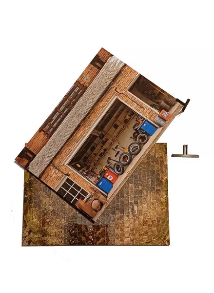 Vintage Garage Diorama Kit 1:24