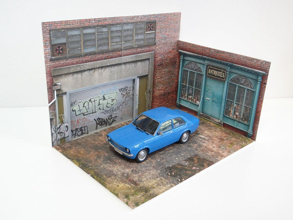 Model car display scene 1/18 Street store Diorama model kit Scale 1:18 Size 1:18