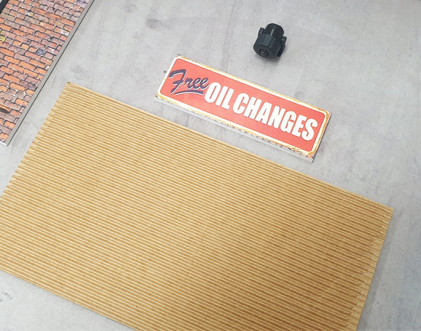 Brick service garage Diorama model kit Scale 1:18 Model cars display Size 1:18