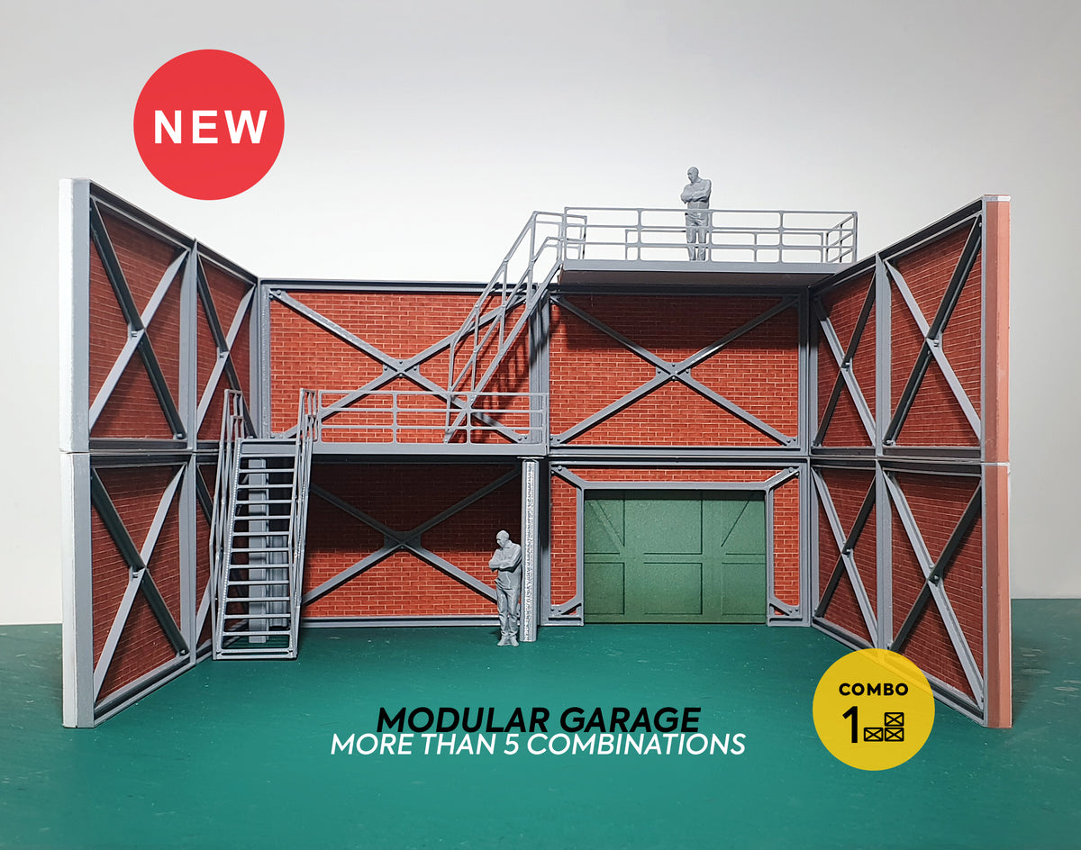 ☆ Garage Diorama Item SBC　　　　　　　　　　【限定品】 Modular-garage_1-