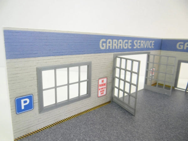 1:43 scale model garage building"