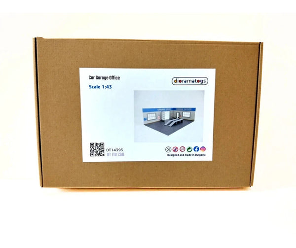 Office and garage 1:43 scene