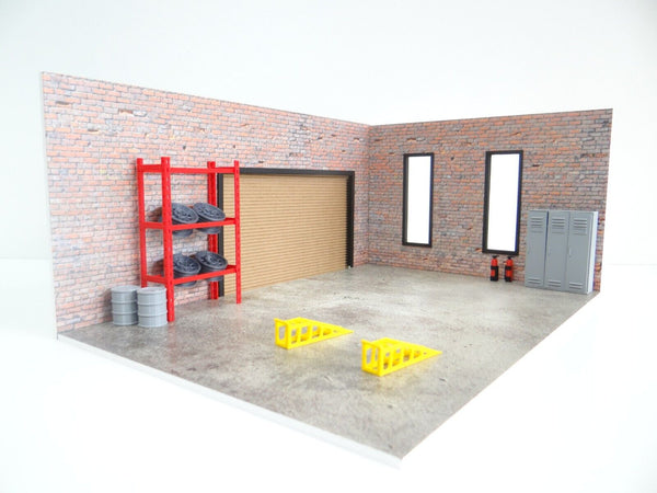 Miniature Garage Scene