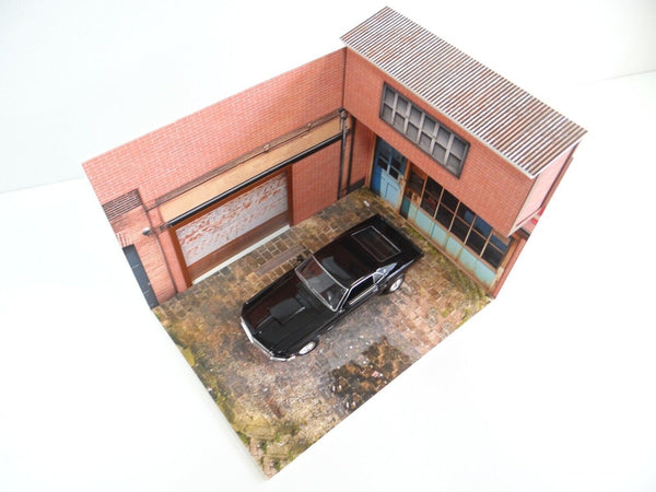 Diorama street store display. Scale 1:24.