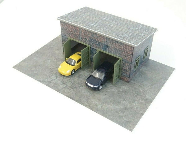 Scale 1:60 - 1:64 Diorama car garage Display for die-cast car models Diorama model kit