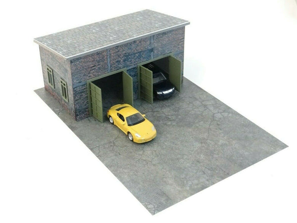 Scale 1:60 - 1:64 Diorama car garage Display for die-cast car models Diorama model kit