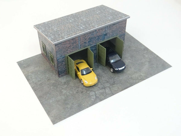 Scale 1:60 - 1:64 Diorama car garage Display for die-cast car models Diorama model kit