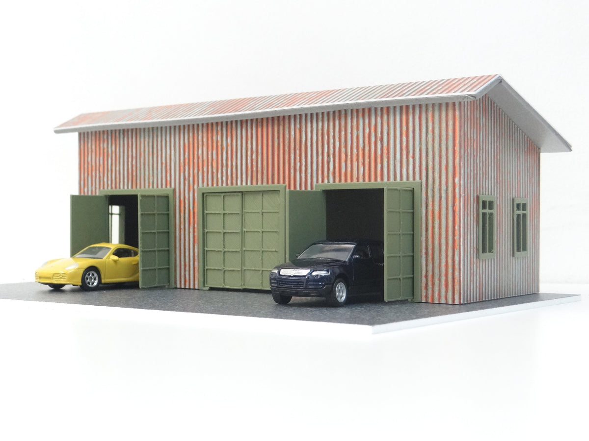 Display Diecast car model scale 1:60-64 PVC Auto Garage Diorama Parts