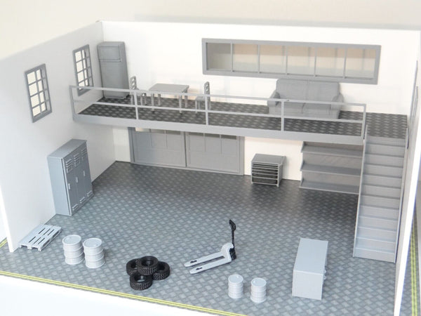 Diorama Garage 1:43