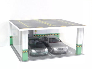 Showcase your collection with a 1:18 scale Underground Parking display case!