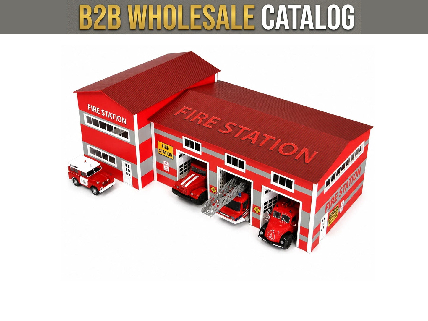 B2B - Garages & Buildings 1:43