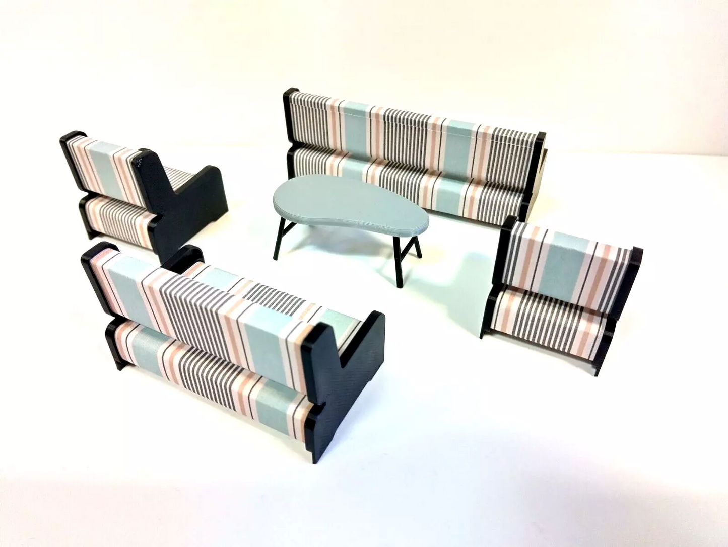Home furniture Diorama parts 1:18 scale Living room furnishing Scale model decor
