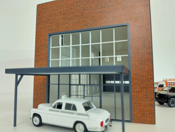 Industrial facility SIZE 1/43 Commercial building 1:43 Scale Diorama model kit