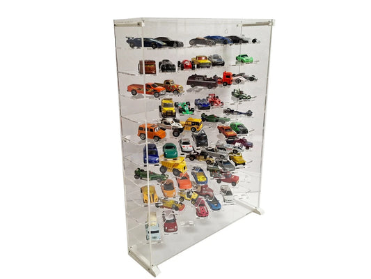 1:64 Scale Die-Cast Model Car Display Case / Vitrine – Clear Acrylic Multi-Level