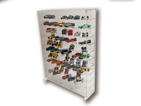 1:64 Scale Die-Cast Model Car Display Case / Vitrine – Clear Acrylic Multi-Level