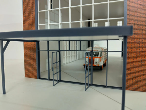 Industrial facility SIZE 1/43 Commercial building 1:43 Scale Diorama model kit