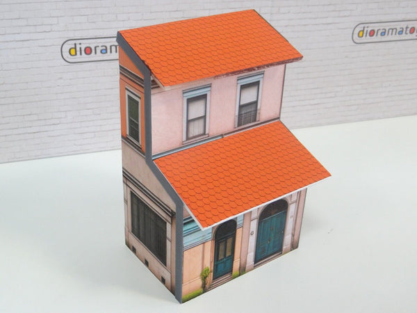 Urban buildings scene City environment miniatures Diorama Scale 1:43 High-way