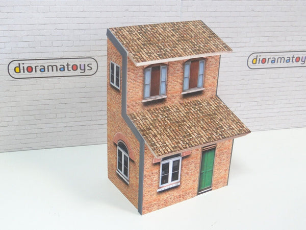 City environment miniature Diorama model Buildings 1/43 Desert scene Scale 1:43