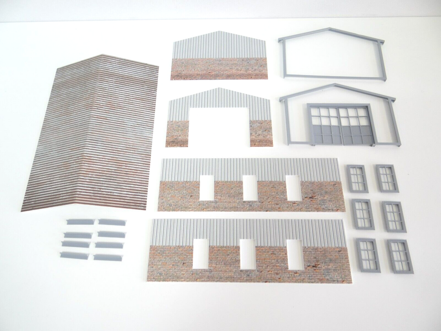 Hangar-barn Diorama model kit 1:43 scale Model car outdoor garage 1/43 Miniature