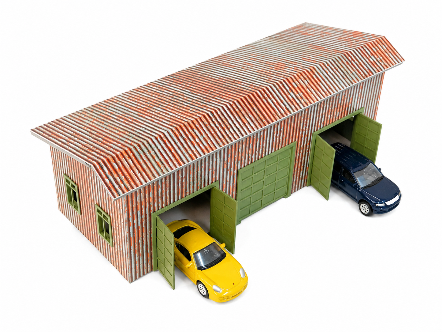 Auto garage Diorama model kit Scale 1:60 - 1:64 Display die-cast