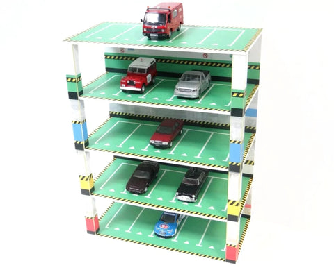 1:43 scale 5-story diecast car garage"
