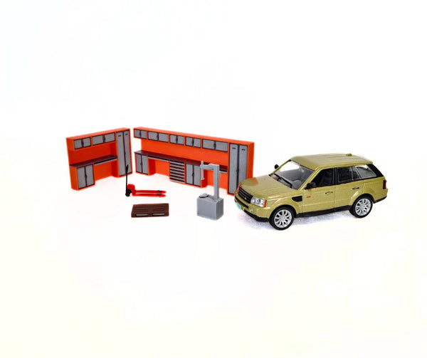 1:43 Scale Workshop Cabinets Diorama Set – Garage Furniture & Accessories 1/43