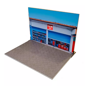 Auto parts shop Model car display Scale 1:24 Diorama kit Realistic background