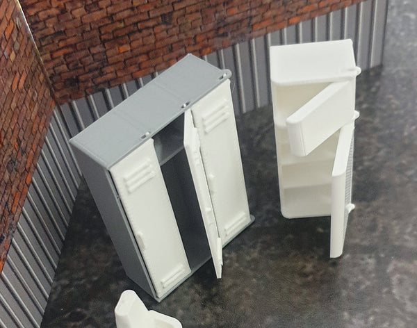 Restroom Scale Model Kit Diorama bathroom equipment. Scale 1:43. Domestic equipment. Diorama to ...
