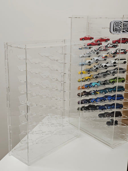 Model car showcase Vitrine Size 1:64 Die cast cars display case Scale 1/60-64