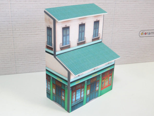 Urban buildings scene City environment miniatures Diorama Scale 1:43 High-way