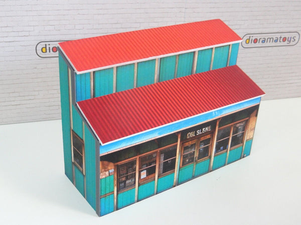 City environment miniature Diorama model Buildings 1/43 Urban scene Scale 1:43