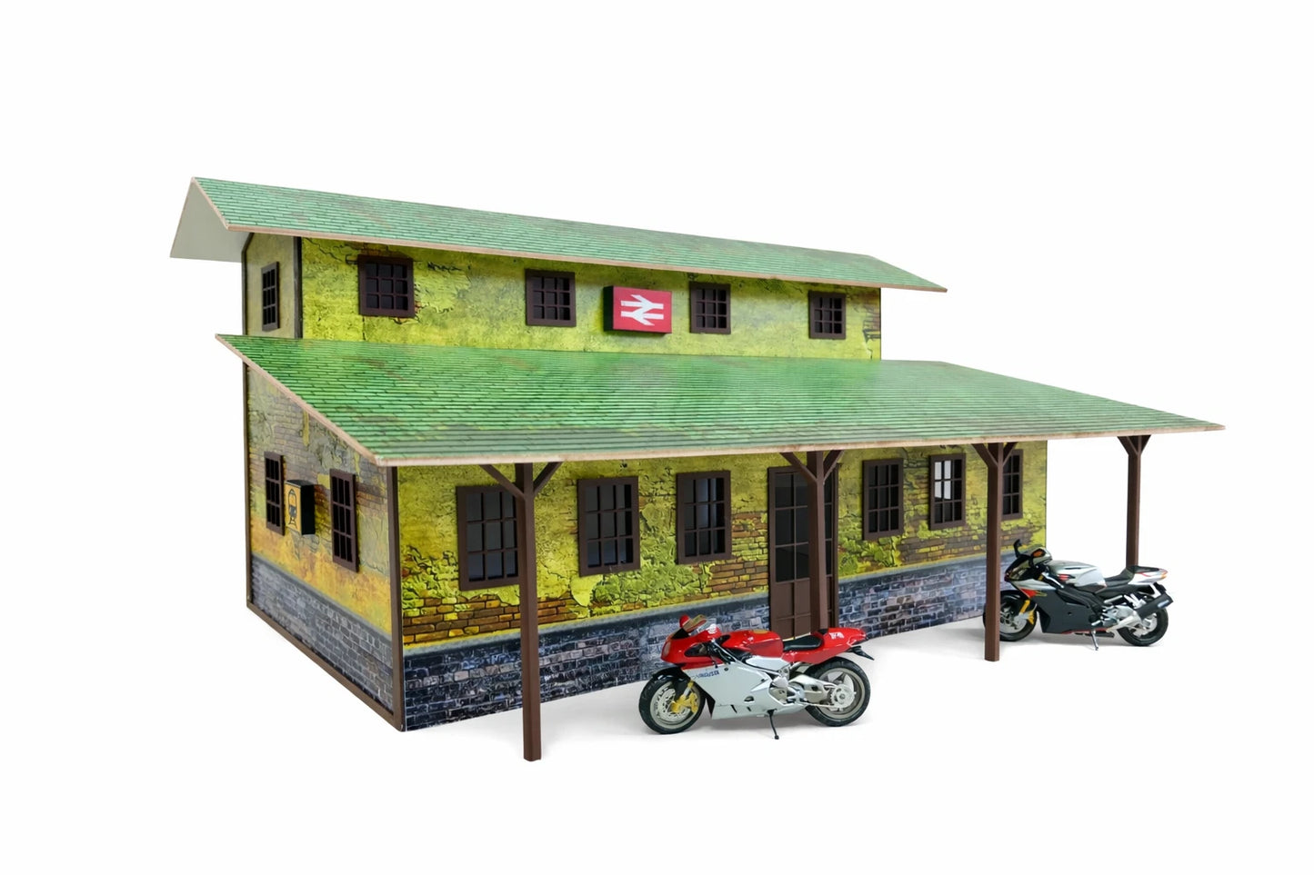 Railway Station 1:22.5 Scale – G Gauge Train Station Diorama Model Kit Size 1/22