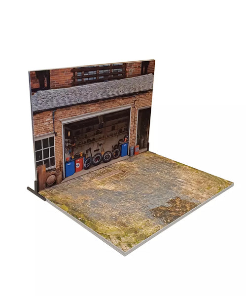 Diorama model kit Scale 1:24 Miniature cars display 1/24 Auto garage scene