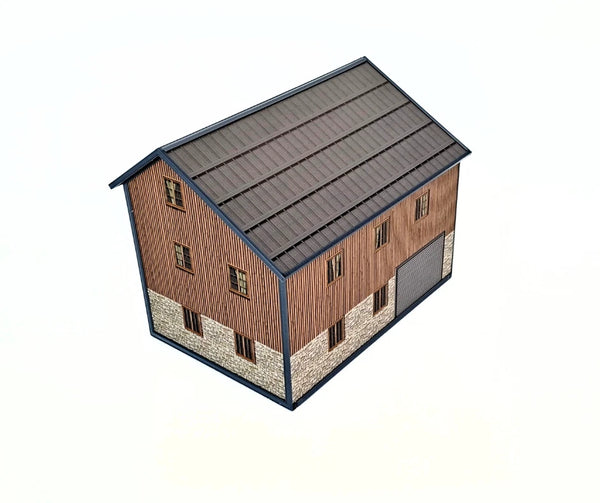 1:43 Scale Diorama Model Car Display Case – Warehouse / Auto Garage Scene