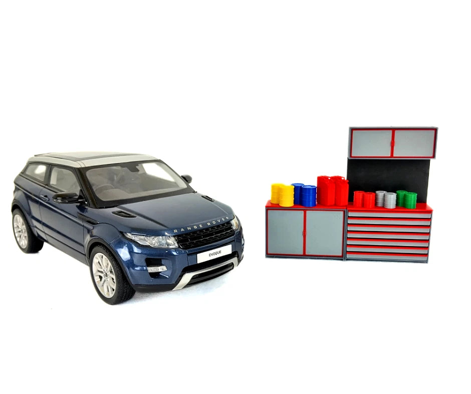 1:18 Scale Tool Cabinet - Wholesale Lot of 5 pcs Garage Diorama Accessories 1/18