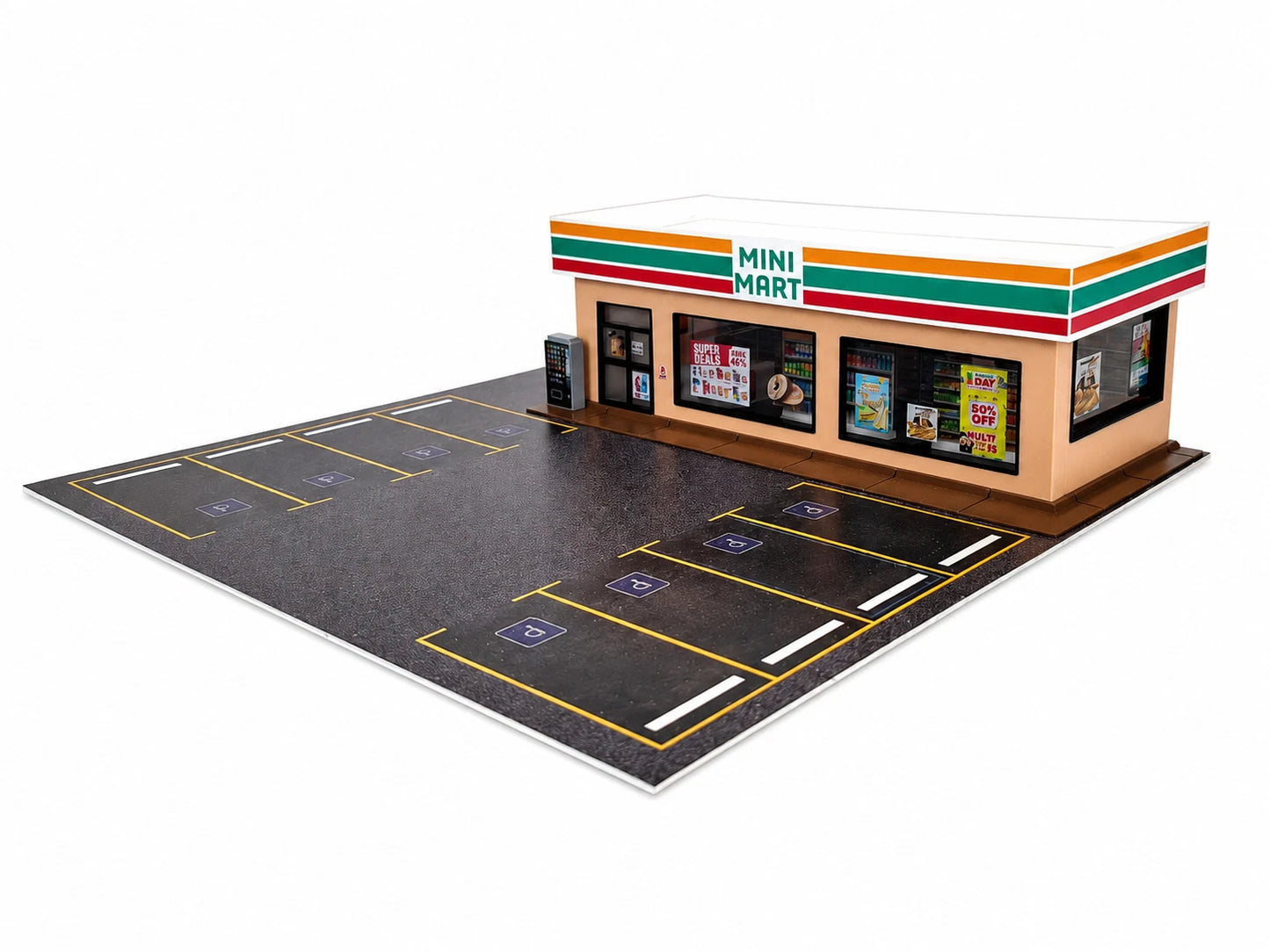 Wholesale Set of 10 – 1:64 Scale Convenience Store Diorama Kits
