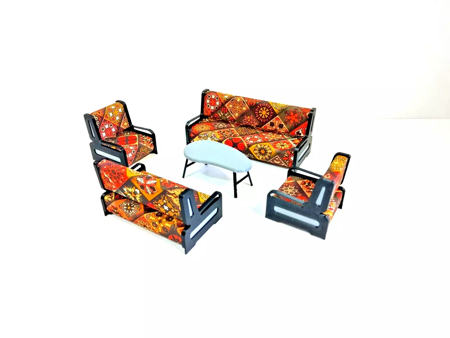 Home furniture Diorama parts 1:18 scale Living room furnishing Scale model decor