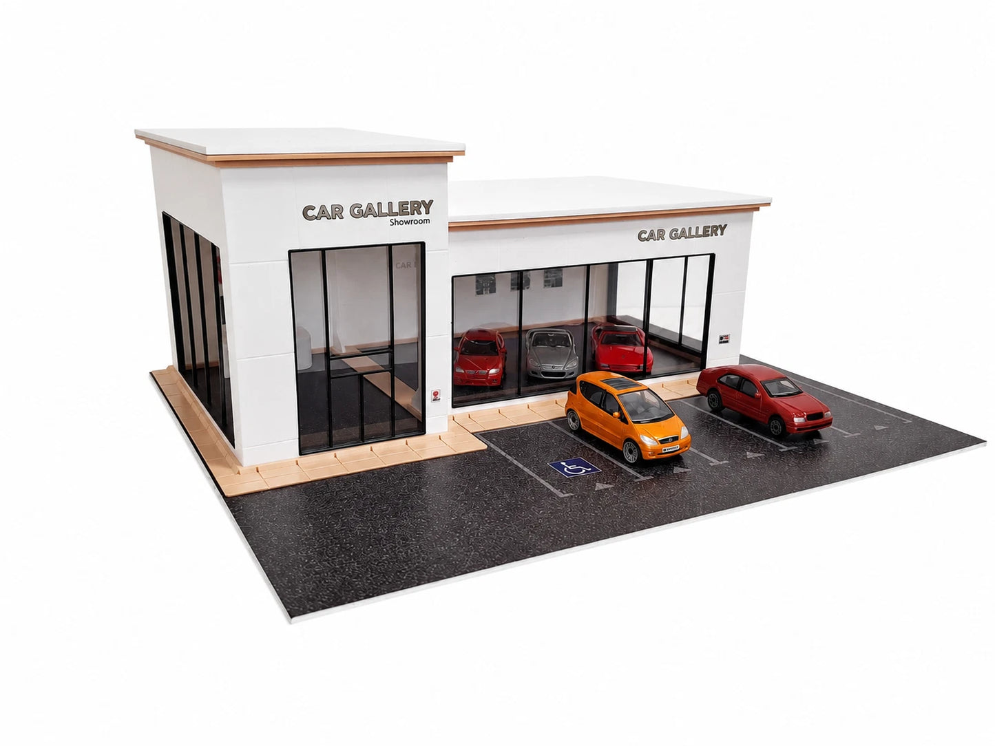 Wholesale Set of 10 – 1:64 Scale Auto Showroom Diorama Kits