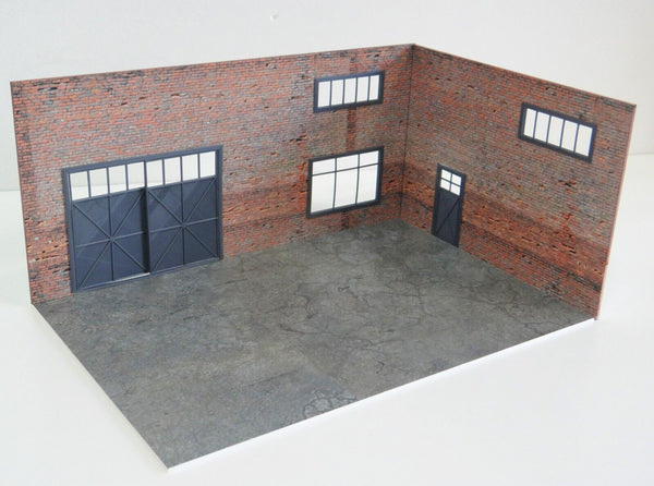 Scale 1:24 Diorama two-floor auto garage Model cars display Diorama model kit