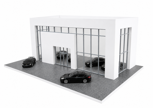 Scale 1:60 / 1:64 Auto company showroom Model car display Diorama model kit PVC