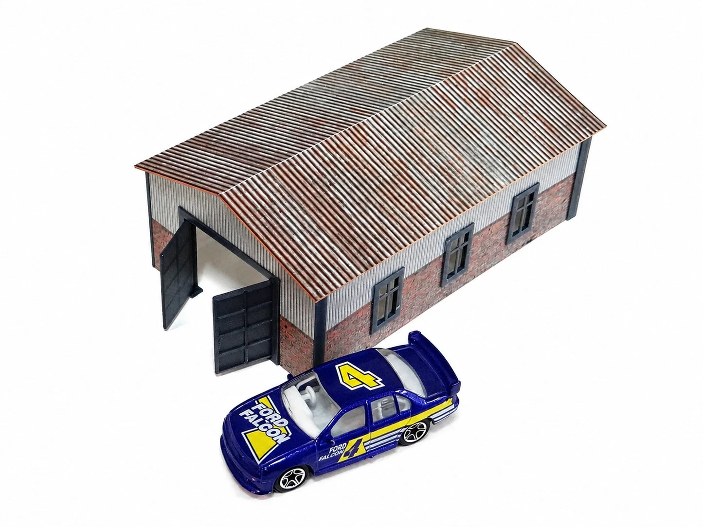 Auto Hangar - Scale 1:60/1:64 Car Garage Diorama Model Kit