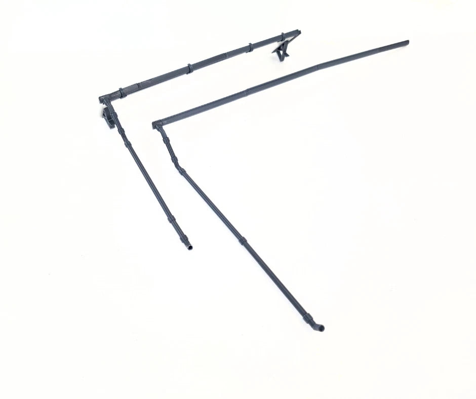 Miniature Diorama Gutters Set Scale 1:18 Model Making Supplies Accessories 1/18