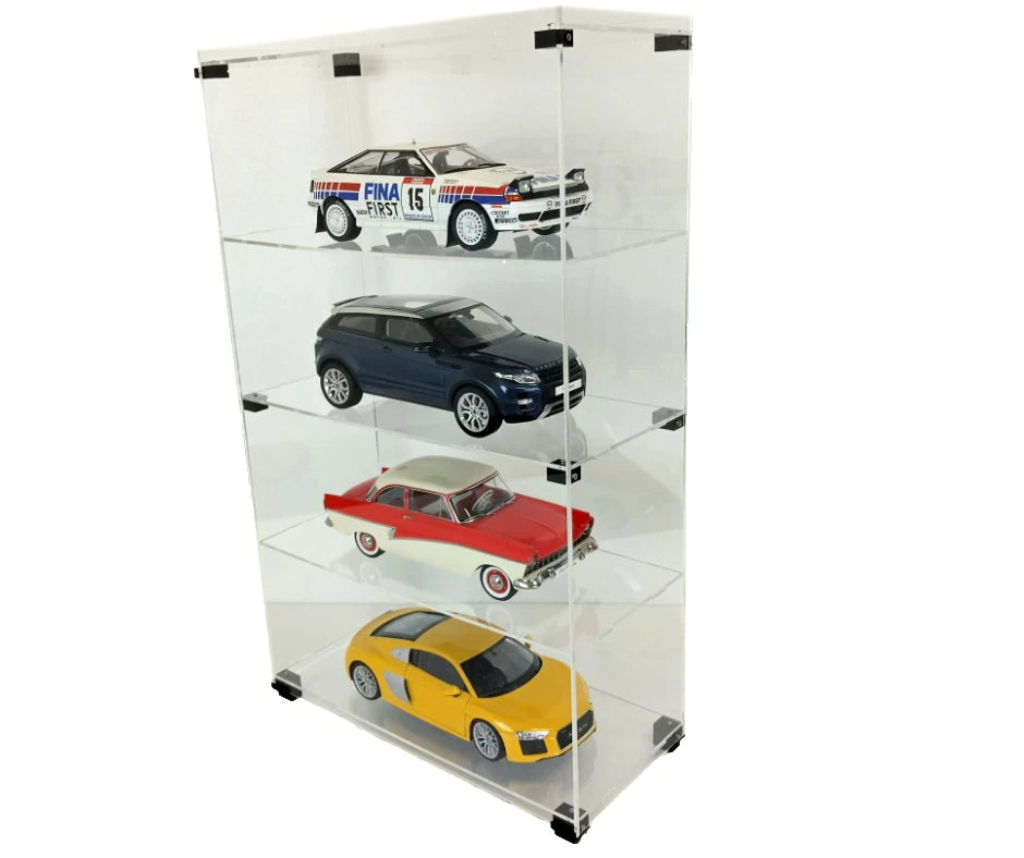 Display Case Vitrine 1:18 Scale Diecast Model Car Showcase SIZE 1/18